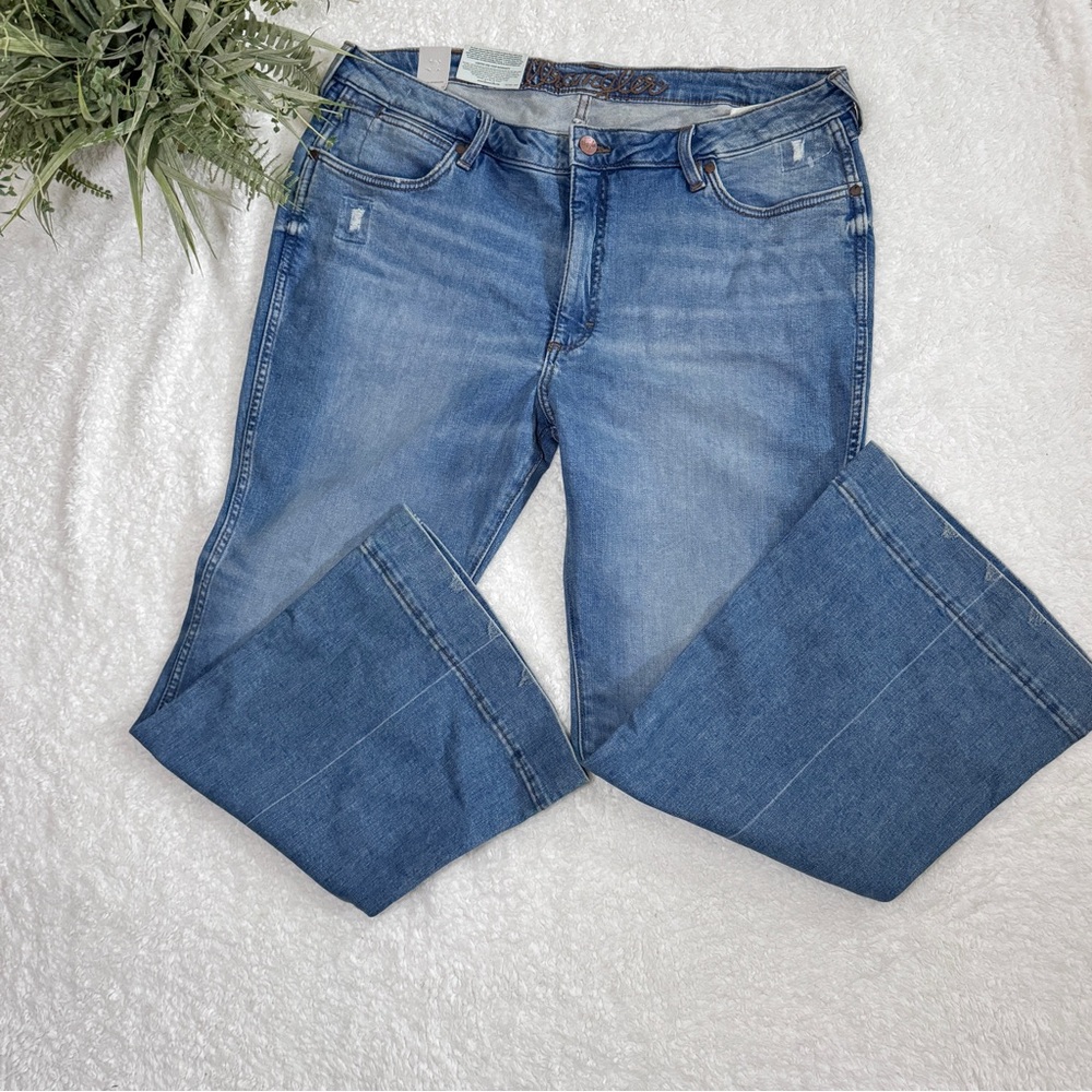 Wrangler Retro Women’s High Rise Katie Trouser Jeans Sz 35 x 30